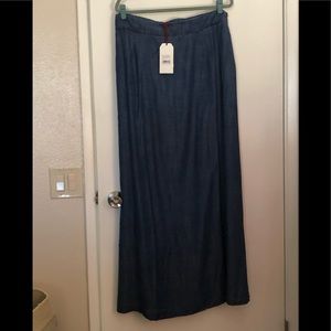 NWT Standards and Practices Loooong Denim Skirt 3X